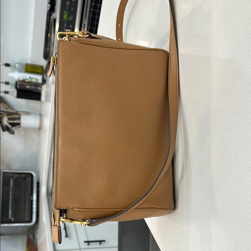 Tory Burch Tan Leather Crossbody Bag - Picture 5 of 9